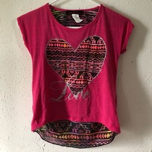 🔴Almost Famous Girl Kid T-shirt Top Shirt S(7/8)